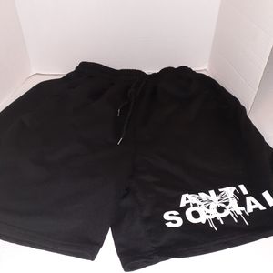Anti Social Unisex Shorts size M